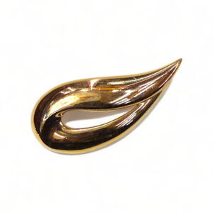 Spilla in metallo rodiato oro